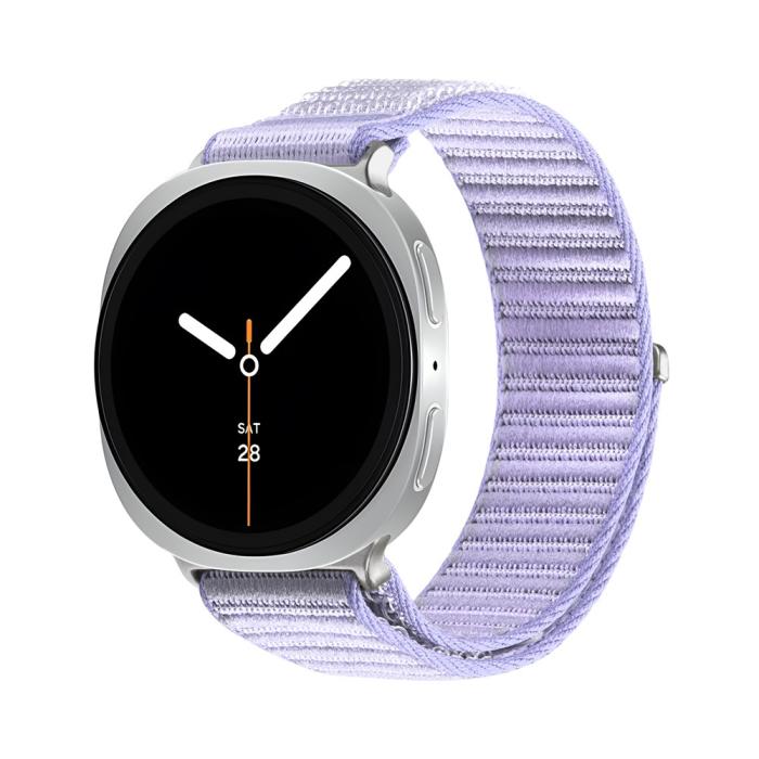 Bild 3, DUX DUCIS Galaxy Watch 8 46/44/40 mm Armband Nylon Loop Lila