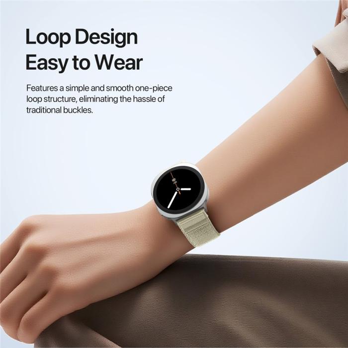Bild 5, DUX DUCIS Galaxy Watch 8 46/44/40 mm Armband Nylon Loop
