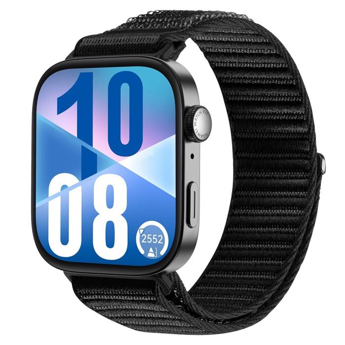 Bild 3, DUX DUCIS Huawei Watch Fit 4 Pro/4/3 Armband Nylon Loop Svart