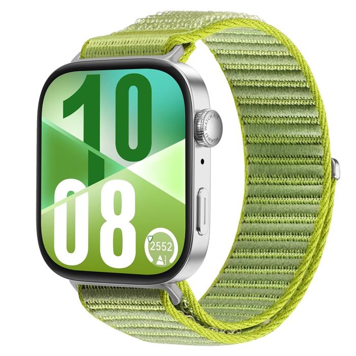 Bild 3, DUX DUCIS Huawei Watch Fit 4 Pro/4/3 Armband Nylon Loop Grön