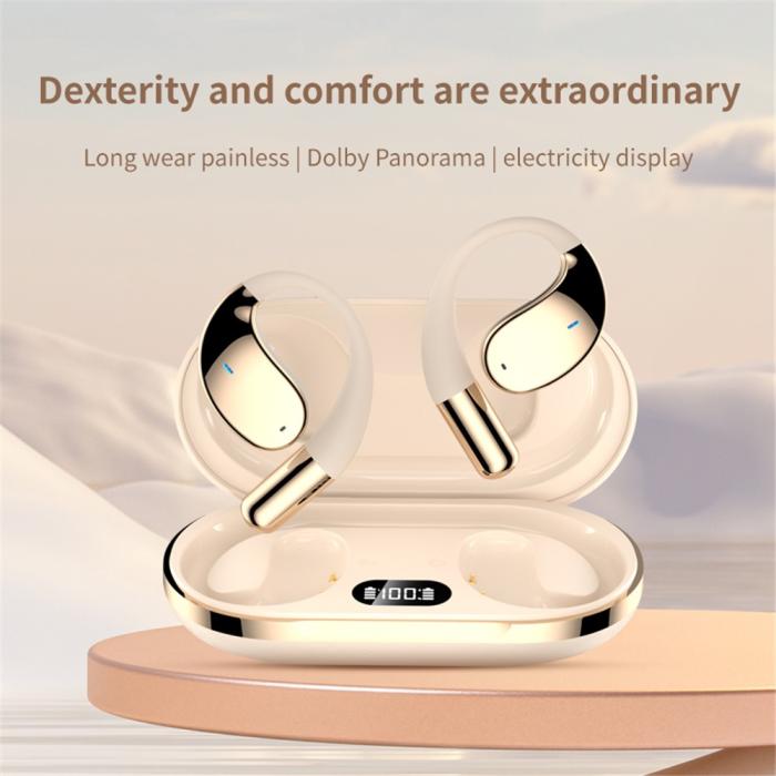 Bild 4, YYK Open-Ear Hörlurar Trådlösa Svart