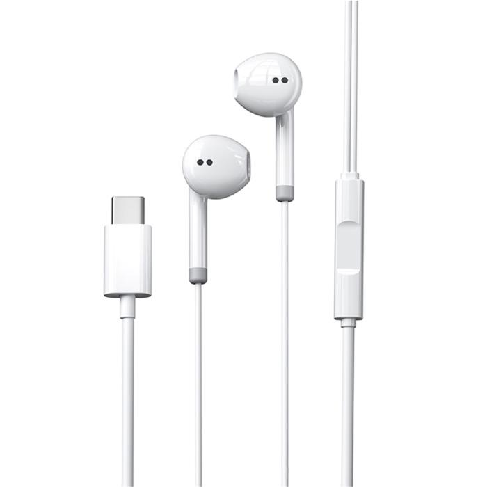 Bild 1, WEKOME In-Ear Hörlurar USB-C Vit