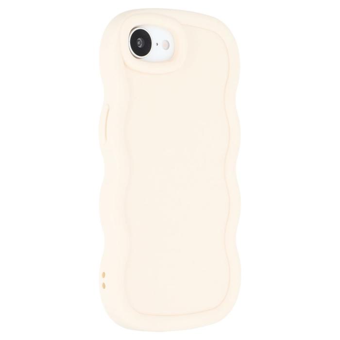 Bild 1, iPhone 16e Mobilskal Wavy Off White