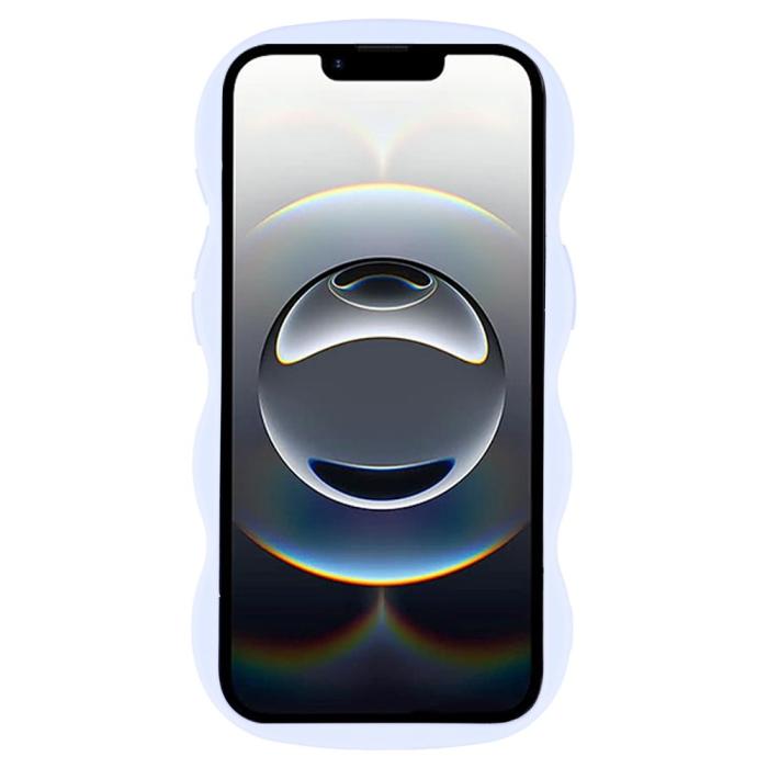 Bild 2, iPhone 16e Mobilskal Wavy Lila