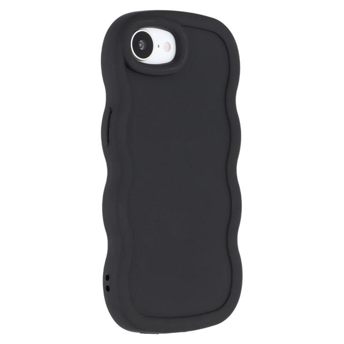 Bild 1, iPhone 16e Mobilskal Wavy Svart
