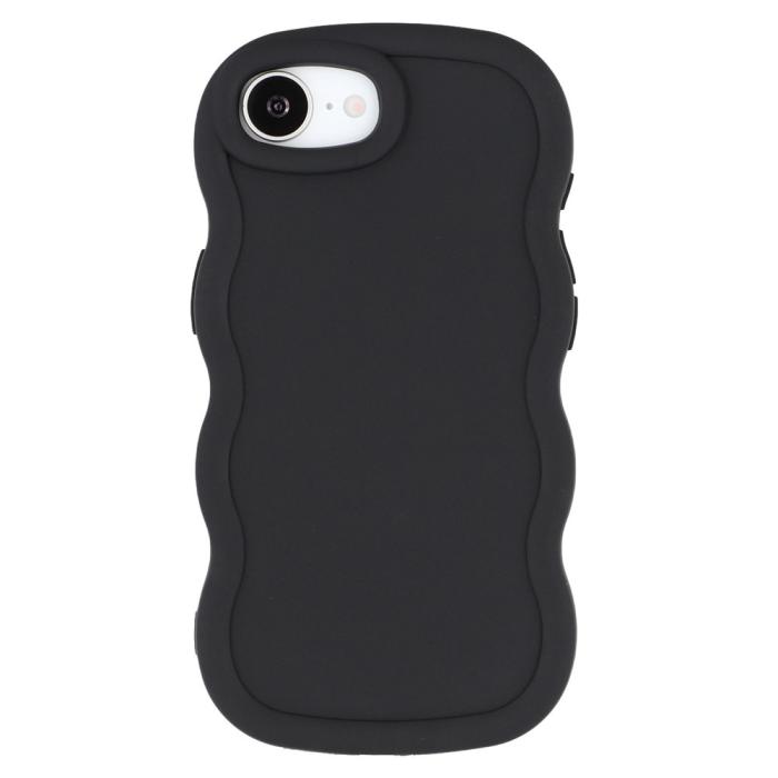 Bild 3, iPhone 16e Mobilskal Wavy Svart