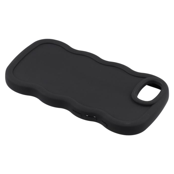 Bild 5, iPhone 16e Mobilskal Wavy Svart