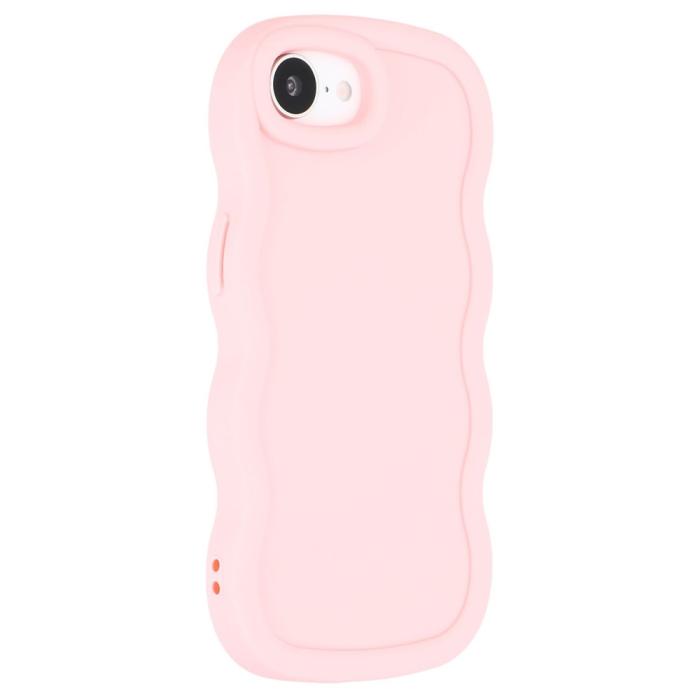 Bild 1, iPhone 16e Mobilskal Wavy Ljus Rosa