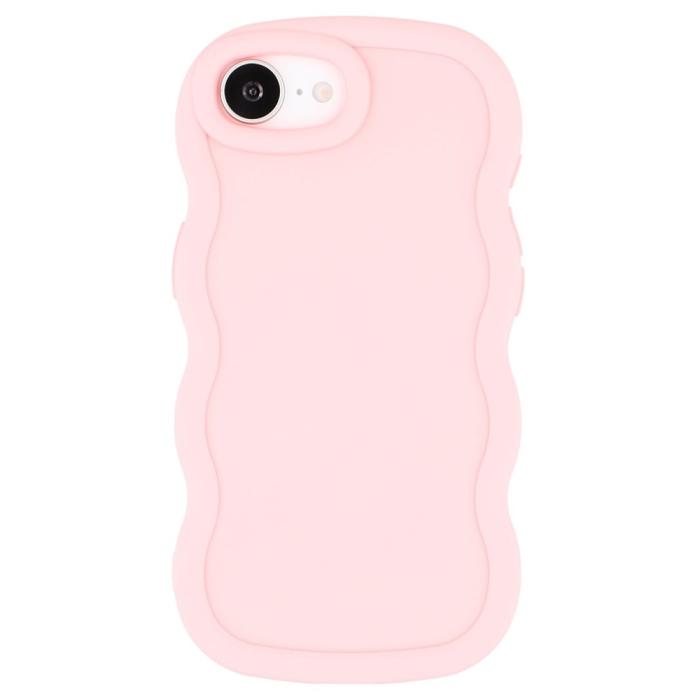 Bild 3, iPhone 16e Mobilskal Wavy Ljus Rosa