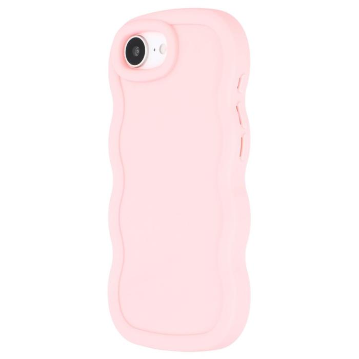Bild 4, iPhone 16e Mobilskal Wavy Ljus Rosa