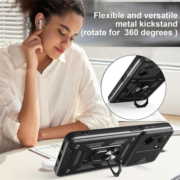 Bild 3, Xiaomi Redmi A5 Skal CamShield Hybrid Ring Svart