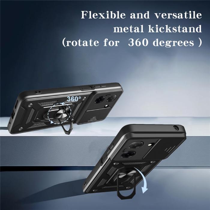 Bild 4, Xiaomi Redmi A5 Skal CamShield Hybrid Ring Svart