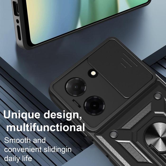 Bild 6, Xiaomi Redmi A5 Skal CamShield Hybrid Ring Svart