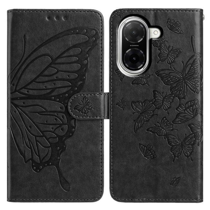 Bild 1, Xiaomi Redmi A5 Fodral Med Fjäril Tryck Svart