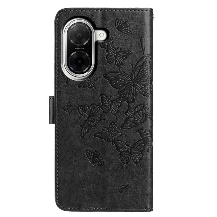 Bild 5, Xiaomi Redmi A5 Fodral Med Fjäril Tryck Svart