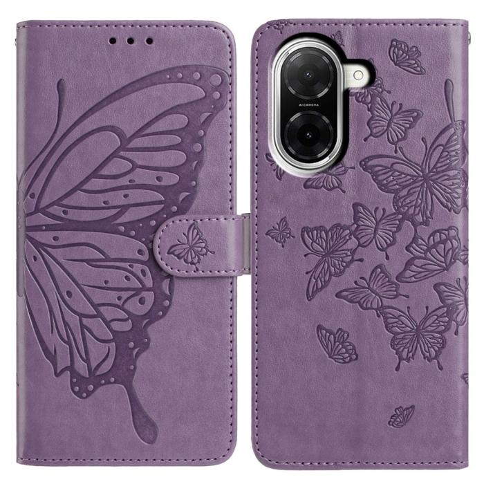 Bild 1, Xiaomi Redmi A5 Fodral Med Fjäril Tryck Lila