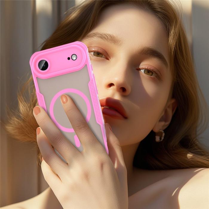 Bild 2, iPhone Air Skal MagSafe Hybrid Armor Rosa