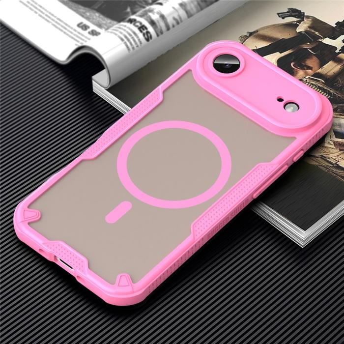Bild 6, iPhone Air Skal MagSafe Hybrid Armor Rosa