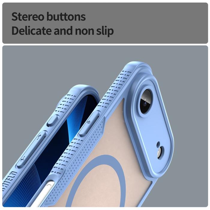 Bild 5, iPhone Air Skal MagSafe Hybrid Armor Blå