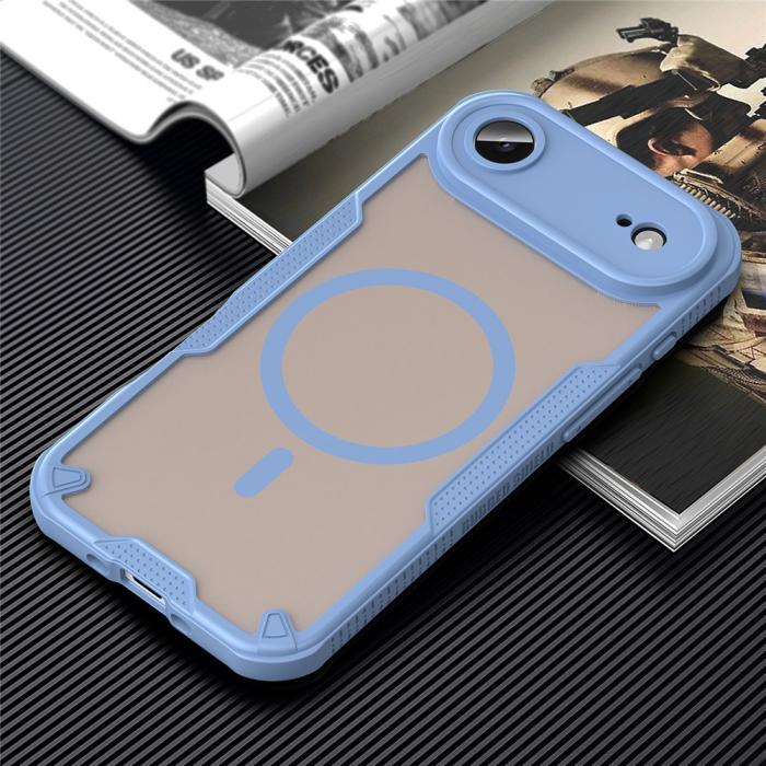 Bild 6, iPhone Air Skal MagSafe Hybrid Armor Blå