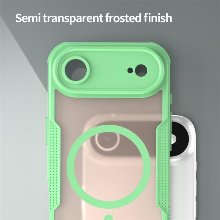 Bild 4, iPhone Air Skal MagSafe Hybrid Armor Grön