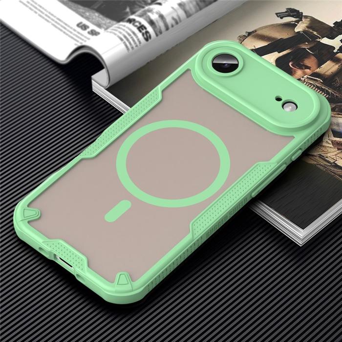 Bild 6, iPhone Air Skal MagSafe Hybrid Armor Grön