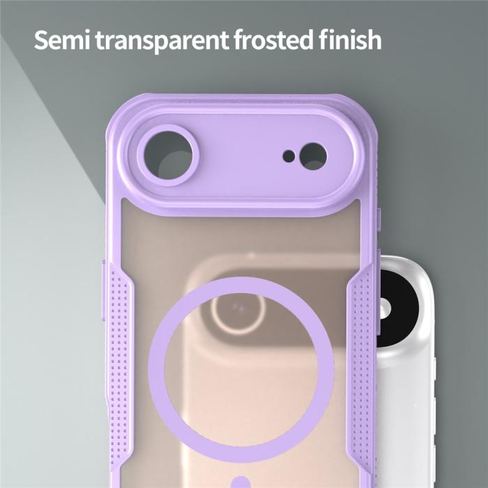 Bild 4, iPhone Air Skal MagSafe Hybrid Armor Lila