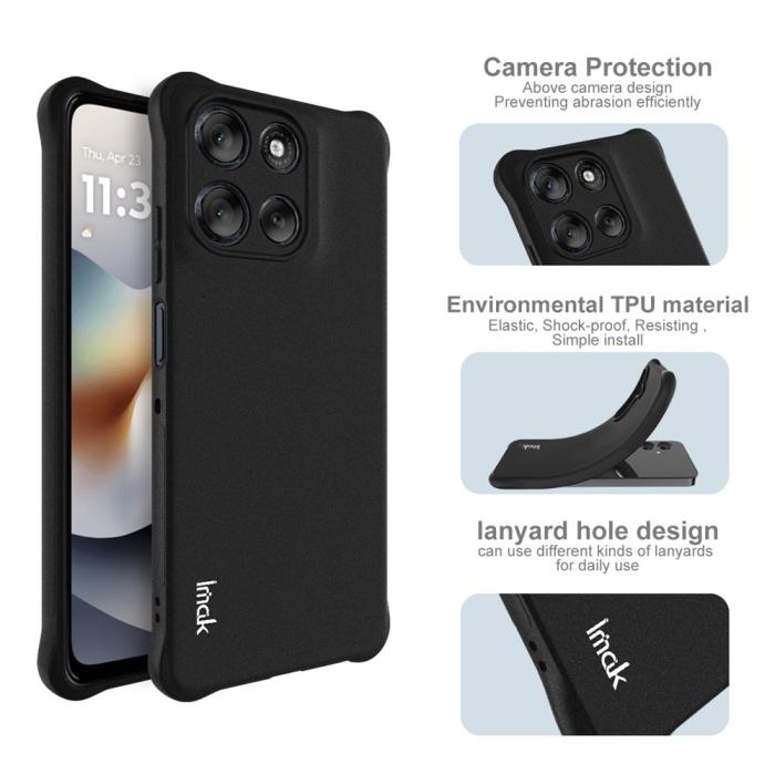 Bild 2, IMAK Motorola Moto G56 5G Skal Airbag Shockproof Svart