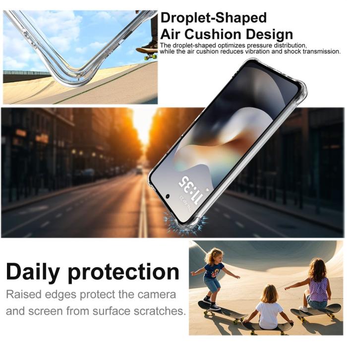 Bild 4, IMAK Motorola Moto G56 5G Skal Airbag Shockproof Transparent