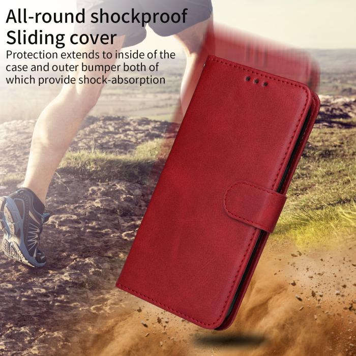 Bild 6, Motorola Moto G56 5G Fodral Läder Röd