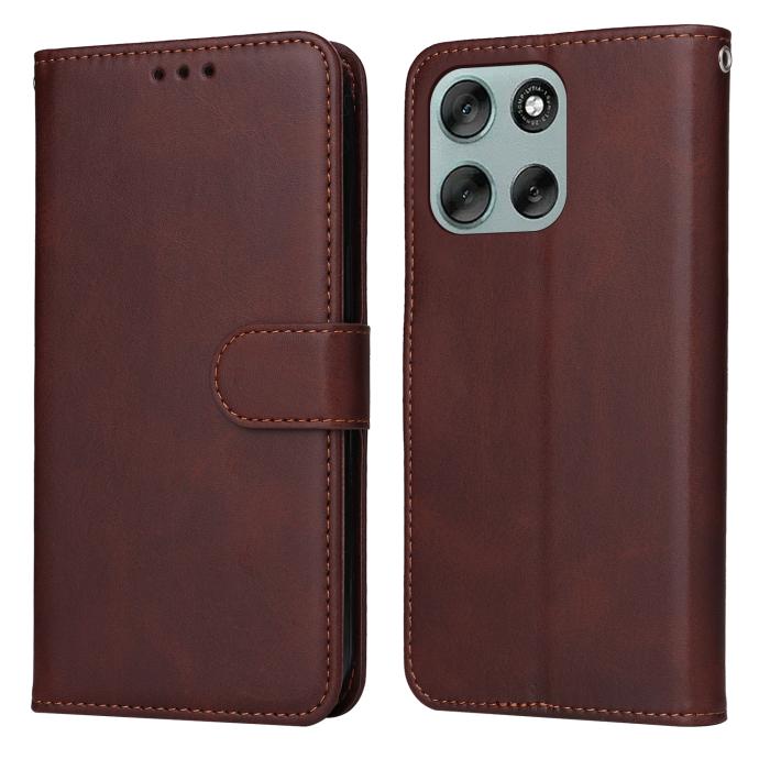 Bild 1, Motorola Moto G56 5G Fodral Läder Brun