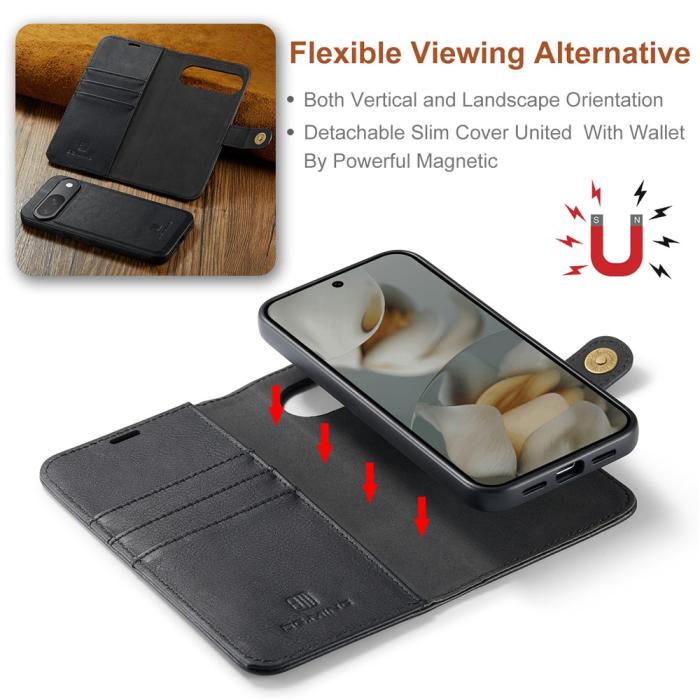 Bild 5, DG.MING Google Pixel 10/10 Pro 2in1 Magnet Fodral / Skal Svart