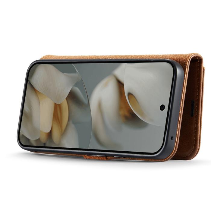 Bild 3, DG.MING Google Pixel 10 Pro XL 2in1 Magnet Fodral / Skal Brun