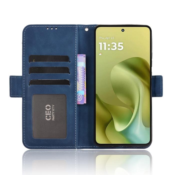 Bild 6, Motorola Moto G86 Power 5G Fodral Med Avtagbart Kortfack Blå