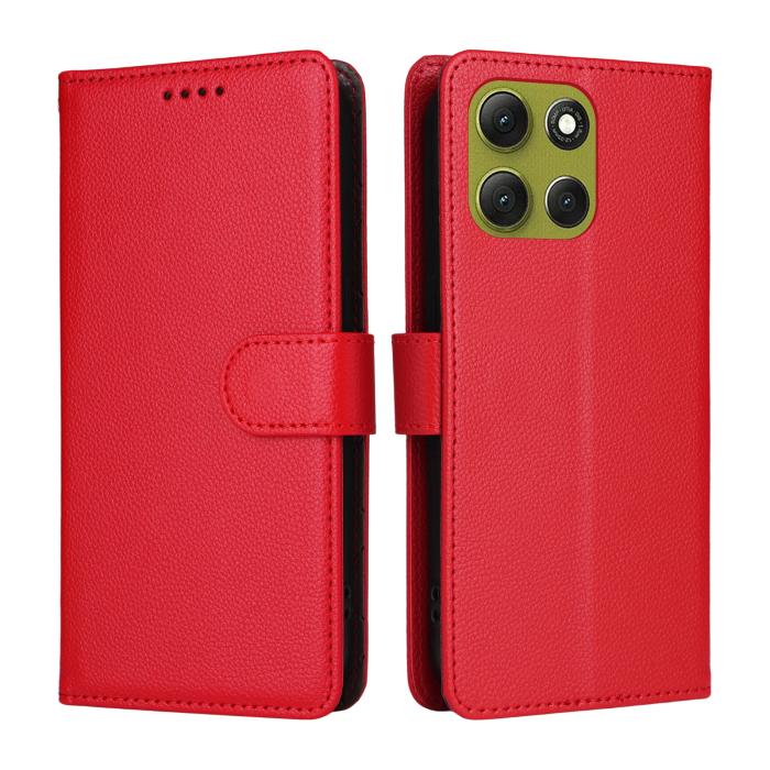 Bild 2, Motorola Moto G86 Power / G86 5G Fodral Läder Röd