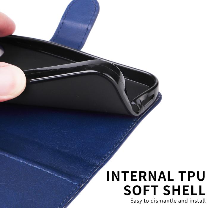 Bild 4, Motorola Moto G86 Power / G86 5G Fodral Läder Blå