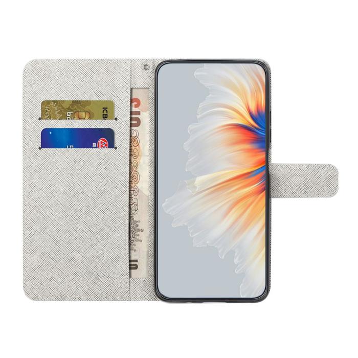 Bild 3, Motorola Moto G86 Power/G86 5G Fodral Läder Blommor