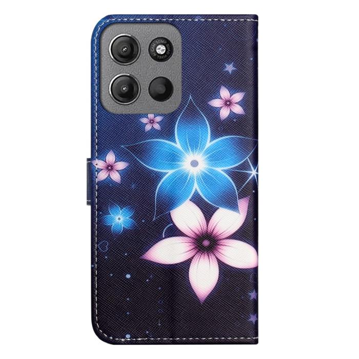 Bild 5, Motorola Moto G86 Power/G86 5G Fodral Läder Blommor