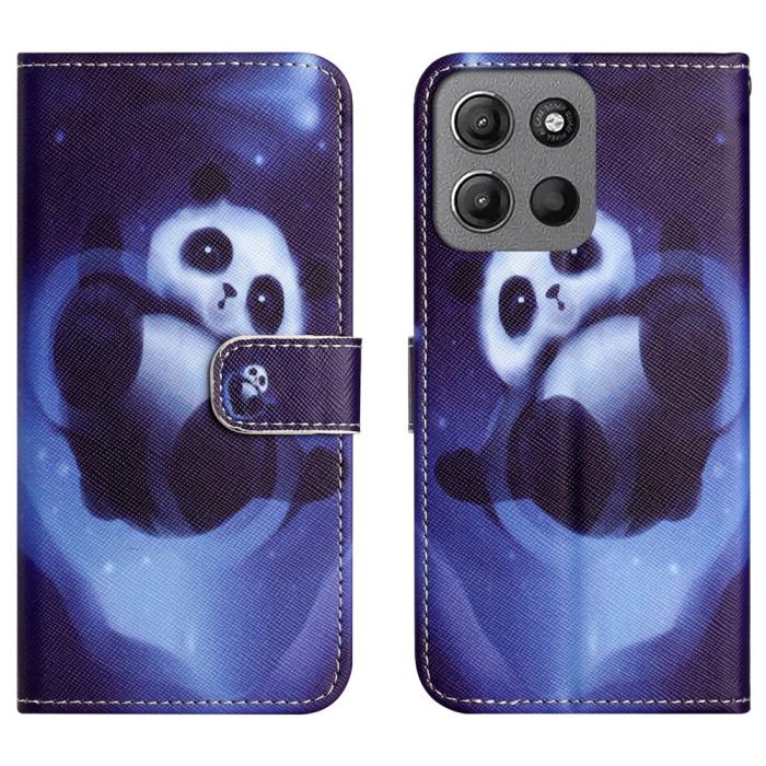 Bild 1, Motorola Moto G86 Power/G86 5G Fodral Läder Panda