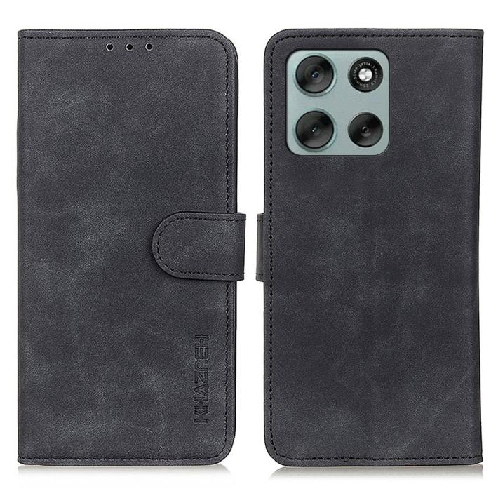 Bild 1, KHAZNEH Motorola Moto G56 5G Fodral Läder Svart