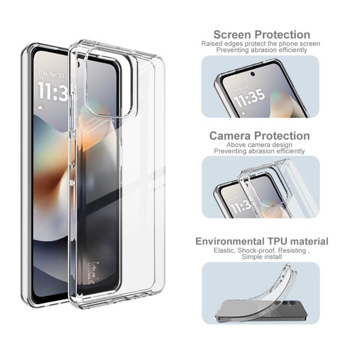 Bild 5, IMAK Motorola Moto G56 5G Skal Soft TPU Transparent