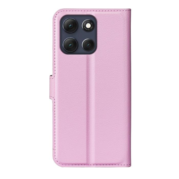 Bild 3, Motorola Moto G86 5G Fodral Litchi Läder Ljus Rosa