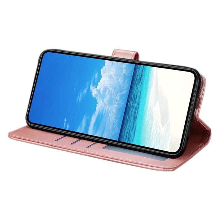 Bild 2, Motorola Moto G56 5G Fodral Fjäril Tryck Roséguld