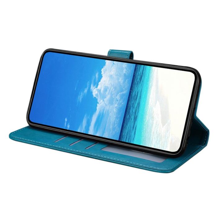 Bild 2, Motorola Moto G56 5G Fodral Fjäril Tryck Blå