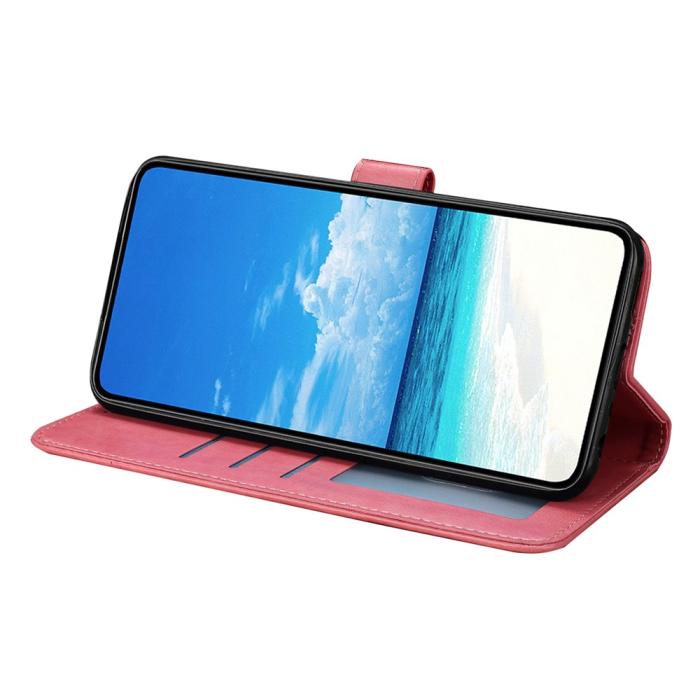 Bild 2, Motorola Moto G56 5G Fodral Fjäril Tryck Rosa