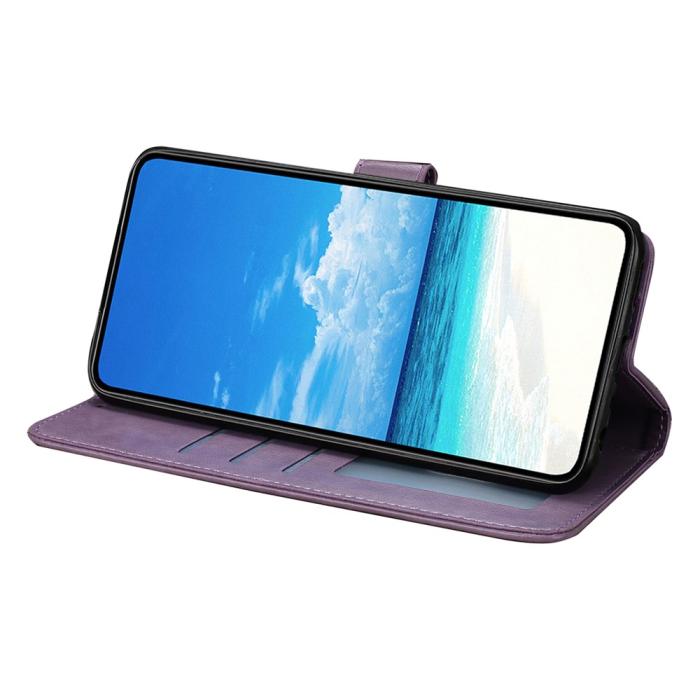 Bild 2, Motorola Moto G56 5G Fodral Fjäril Tryck Lila