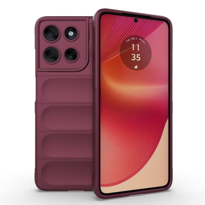 Bild 1, Motorola Moto G56 5G Skal Magic Shield Vinröd