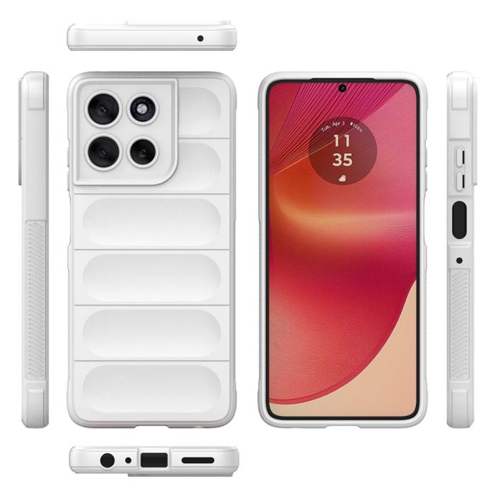 Bild 2, Motorola Moto G56 5G Skal Magic Shield Vit