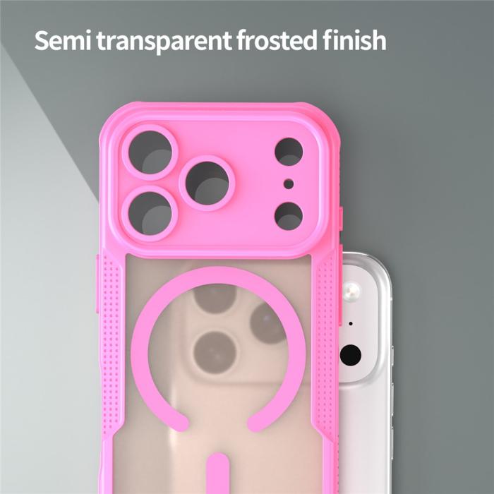 Bild 5, iPhone 17 Pro Skal MagSafe Hybrid Armor Rosa