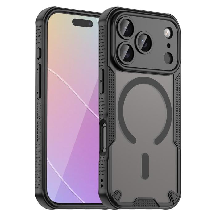Bild 1, iPhone 17 Pro Skal MagSafe Hybrid Armor Svart